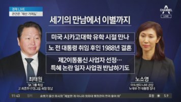 노소영, 최태원이 보유한 SK 주식 42.3% 요구