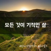 [습관메이트] 삶을 사는 방법: 기적 vs 기적아님