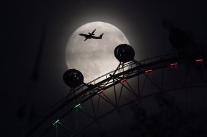 각국의 Super Moon 사진들