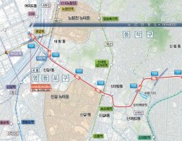 ....(경전철)..신림선...노선도.... (( 서울 경전철 10개노선 건설 )) 서울시 경전철 사업계획 확정...
