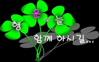 # 4월 16일 토요일 '당신에게 행운이 있기를' #
