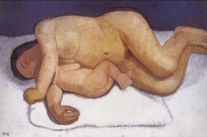 Paula Modersohn-Becker 의 모유먹이는 엄마