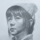 연필인물화 이미지