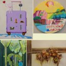 소소한 행복 오일 파스텔 이미지