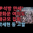 &#34;尹 석방 만세&#34; 광화문 여의도 대규모 집회...박세현 등 수사검사 고발 조치 성창경TV 이미지