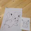 힐링 캐리커쳐 드로잉 이미지