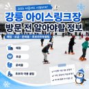 강릉 아이스링크장 방문 전 알아야 할 정보 | 매점ㆍ요금ㆍ준비물ㆍ단체방문ㆍ주차ㆍ운영시간ㆍ초보자...