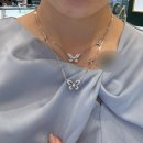 포은대로L | 신세계 사우스시티 미꼬 모르포 페어컷 다이아몬드 L 목걸이 내돈내산 (모르포 파베 비교)