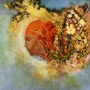 【오딜롱 르동 Odilon Redon (1840-1916)】 "꽃들 사이의 오필리아" 이미지