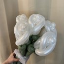 웨딩촬영 소품 주북리 작업소 풍선꽃다발 택배 후기 꽃풍선 드레스 조합