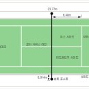 테니스장 규격 이미지