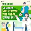 MRI건강보험 적용 기준이 강화됩니다 이미지