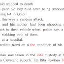 *** ****** 3-year-old stabbed to death 이미지