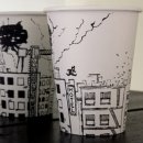 펜화 일러스트 이미지