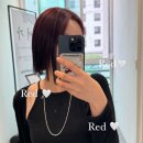 여름엔 가벼운 #테슬컷과 #플럼레드컬러 고객님 후기사진/테슬펌/염색추천/제주시청미용실/제주서가시청점
