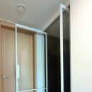 복현자이 | ​​복현 자이 아파트 화이트 비대칭 양개중문으로 인테리어 완성 (대구중문/ 이원 현관중문)