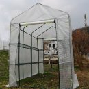 비닐하우스 조립식 소형온실 식물원 작은정원 텃밭만들기 옥상 정원 창고 고추 다육이 선반형 아치형 이미지