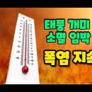 태풍 개미 27일 오전 소멸 예정, 8월 상순 폭염 지속 이미지