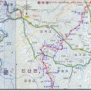 식장지맥 1구간［간운리-분기점(610m)-월봉산(543m)-화림재-소리니재］. 이미지