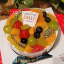 주식회사쇼핑타임강남지점 | 신세계백화점 강남 스위트파크 카페디아즈 팝업 : 과일 가득 후르츠 케이크 후기