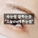 광주북구속눈썹 잘하는곳 오늘the예쁜눈썹
