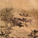 [옛 그림속 우리나무] 윤두서 ＜경답목우도(耕沓牧牛圖)＞ 속 비자나무 이미지