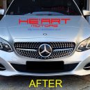 [사고수리] W212 E300 아방가르드 다이아몬드 그릴 + 신형룩 스타마크 교체작업 이미지