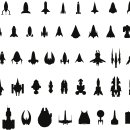 Rocket & Spaceship Silhouettes 이미지