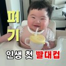 빨대 | 아기 물 마시기 연습 시작ㅣ퍼기 빨대컵 후기