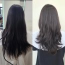 살롱드네이처쿨(헤어) | 의정부민락동 레이어드컷 숱 많은 머리 탈색 없이 애쉬브라운 염색 후기