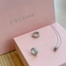 모자이크A | 실버 주얼리 추천, 제이에스티나 모자이크(MOSAIQUE) 컬렉션 아이유 목걸이&amp;귀걸이 착용 후기