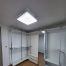 손쉬운 실용도배 (야간) | 대구시스템행거 평리푸르지오 303호 설치 후기