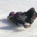 보현산 겨울 산골캠프 - 얼음썰매 타기 이미지
