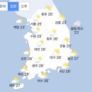 [오늘날씨] 중부 또 장맛비, 남부 최고 36도 폭염 속 소나기 (+날씨온도) 이미지
