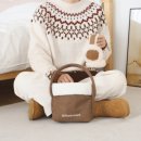 수제 가방 브랜드 &lt;브릴리언트레코드 부클미니토트백&gt; 솔직후기 가벼운 토트백 겨울가방 양털토트백...
