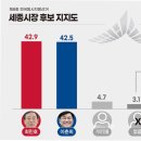 세종시장 여론조사 이미지