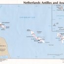 네델란드 앤틸레스&아루바 지도 이미지