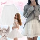캔디프릴 | 신스덴 캔디 프릴 미니스커트 후기🤍 화이트 미니스커트 코디 추천