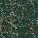 보현지맥2구간 75.39km-가을이 남기고간 흔적따라서 이미지