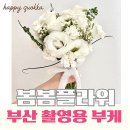 조방로 | 부산 자유도매시장 생화 부케 추천｜리시안셔스+프리지아 웨딩 촬영용 부케 후기 (봄봄플라워)