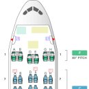 대한항공 좌석 배치도 (발리 KE 629편 633편 동일) 이미지