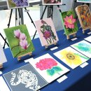 컬러 쌓는 한국화 이미지