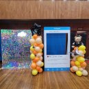 석문중학교 | 석문중학교 졸업식! 주황빛 설렘으로 물든 무대 &amp; 픽셀아트 &amp; 포토존 풀패키지 장식 (당진/서산/홍성/예산)