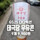 GS25진안명가점 | GS25 아이스크림 행사로 태극당 우유콘 1,100원 구입 후기