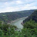 라인강(Rhein River)의 로렐라이(Lorelei) 이미지