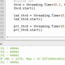 [Rpi Python 실습 15] 쓰래드 사용하기 이미지