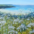 Claire Henley : a Summer sea scene with Flowers 이미지