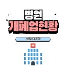 의료법인 행복한의료재단 경남도립정신병원 | [24년 8월 5주차] 병원 개폐업 현황