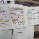 들꽃자수 이미지