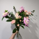 (안단테꽃예술) 플라워샵 상품 과정 - 10주차 대형꽃다발 / 종강후기